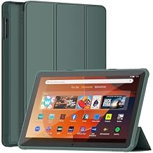 DJ&RPPQ Tablet Protective Case with Auto Wake/Sleep Dark Green