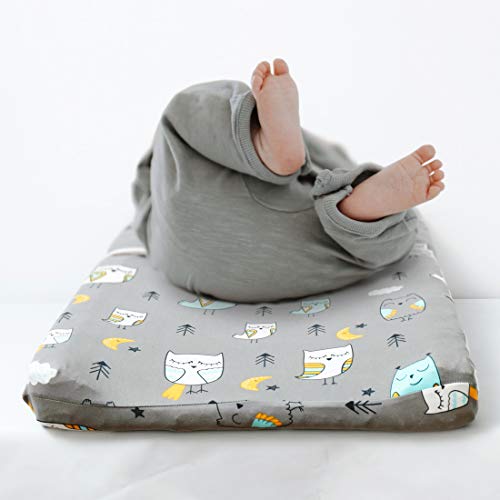 Stretchy Changing Pad Covers BROLEX Changing Table Cover for Baby Boys Girls,2 Pack Jersey Knit,Owl & Bear - Thumbnail 4