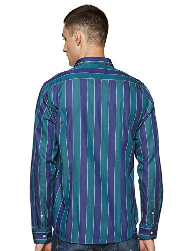 Image of blackberrys Men's Striped Slim fit Casual Shirt