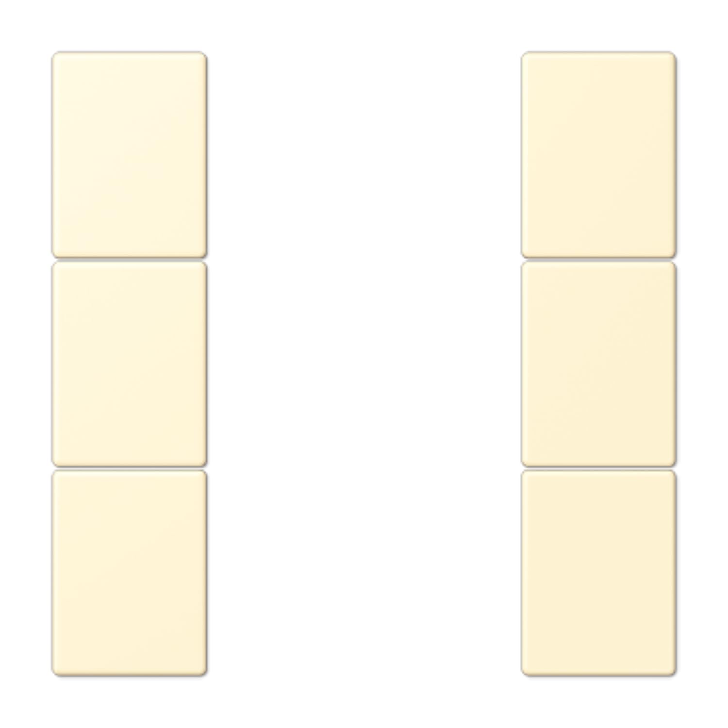Jeu de touches F50 3 phases JUNG LC503TSA201 pour commande LC32001