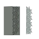 SELDIE for Scrapbooking Metal Cutting Die Spider Web Pattern Punch Cutting Knife Handmade Card Cover Envelope Border Presscut Stencil - as Photo