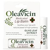 Oleavicin Natural Lip Balm | Dry Lip Relief | Patented Moisturizing Formula for Chapped Lips | Organic Olive Leaf Extract