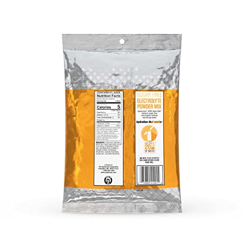 Image of Sqwincher Zero Qwik Stik, Orange, Sugar Free, Low Calorie, Sodium Electrolyte Powder Hydration Drink Mix, .11 0z Packet (Pack of 50)
