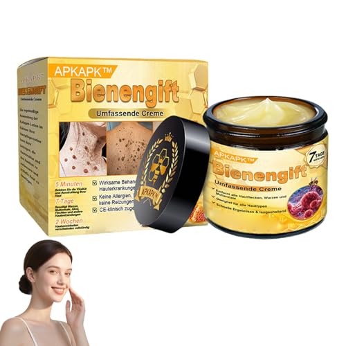 #VerdientProvisionen<br>APKAPK Bienengift Umfassende Creme Professional Bienengiftcreme APKAPK Bienengift Hautreparatur Creme Nat?rliche Inhaltsstoffe Hautreparatur f?r alle Hauttypen (1 St?ck)