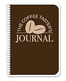 BookFactory The Coffee Taster's Journal/Notebook Coffee Bean Tasting Logbook/Log Book - 100 Pages, 5'' x 7'', Wire-O (Made in USA)