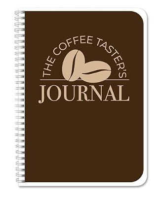 BookFactory Coffee Taster's Journal, 5" x 7" Wire-O, 100 Pages