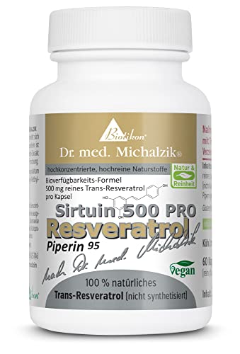 Resvératrol sirtuine 500 PRO du Docteur Michalzik Cover