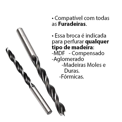 Kit Gabarito Para Cavilhas 6,8, 10mm Com Brocas de Perfuração Autocentralizante Guia de Furos Perfur