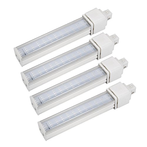 Ruilogod 4 PACCHI DI FAI DA TE per PLC Lampada G23 12W PL-C Lampada Lampada Kit custodia W Clear Cover