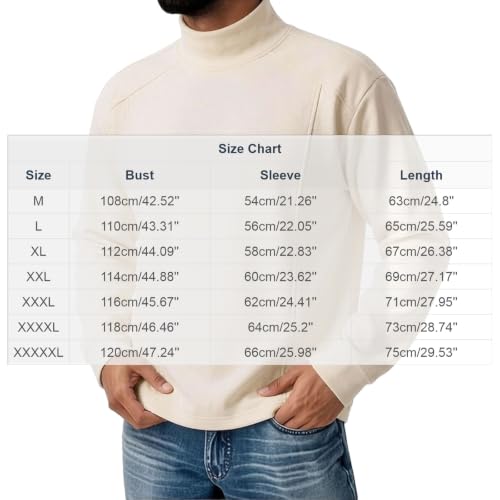 OTSANT Men Mock Turtleneck Sweater Lightweight Long Sleeve Stretchy Sweater - image 4