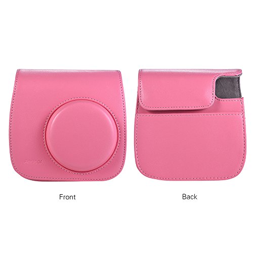 Bolsa da Camera, Bolsa estojo para câmera instantânea PU com alça compatível com Fujifilm Instax Min