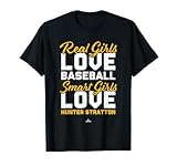 Smart Girls Love Hunter Stratton Pittsburgh Baseball MLBPA T-Shirt
