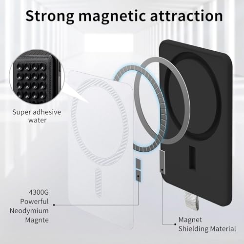 Coque iPhone 16 Plus à ventouse Unichthy avec support amovible - 7