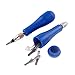 Falling in Art Block Cutters- Craft Linoleum Carving Tools with 6 Type Blades and 2 Plastic Storage Handles