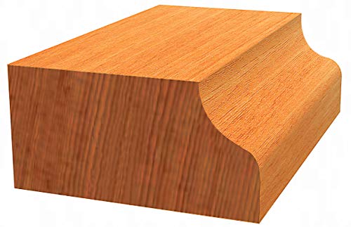 Image of BOSCH PRO Ogee Fillet Router Bit | R4.8xO31.8xL12.4xS8mm | Crafted for Decorative Edge Work | Smooth, Ornate Profiles with Classic Fillet Detail | Durable Carbide Blade | Kickback-Reducing Design