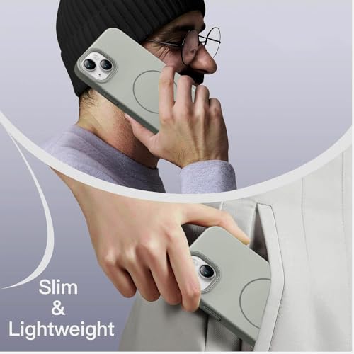 Image of KARWAN️ Magnetic Ultra Slim-Fit Back Case Cover for iPhone 14 /13 | Hard PC Case Cover | Ultra-Thin & Light Weight with [Ultra Premium Feel] Case for iPhone 14 /13(6.7 inch)(Grey)
