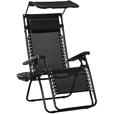 Outsunny Foldable Zero Gravity Garden Chair Cover
