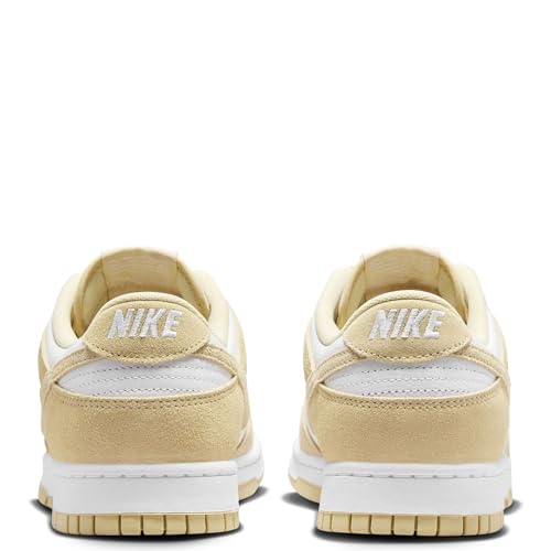 Nike Dunk Low Mens Lifestyle Shoes (White/Team Gold/White) (FQ8249-102, White/Yellow)4