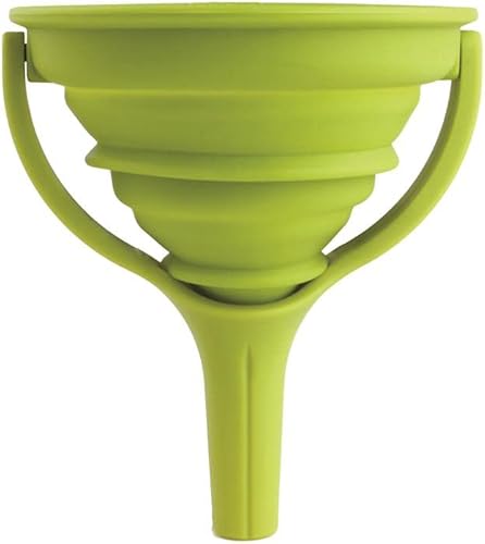 Miniatura 6 de Dexas POP - Embudo de silicona plegable pequeño, 2.5 pulgadas de diámetro, color gris