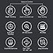 Project Telecom Hawk AI 4K Auto Tracking PTZ Webcam, Gesture Control, Dual Noise Cancelling Microphones, Wired USB-A & USB-C, Black, Compatible with Microsoft Teams, Zoom, Cisco Webex