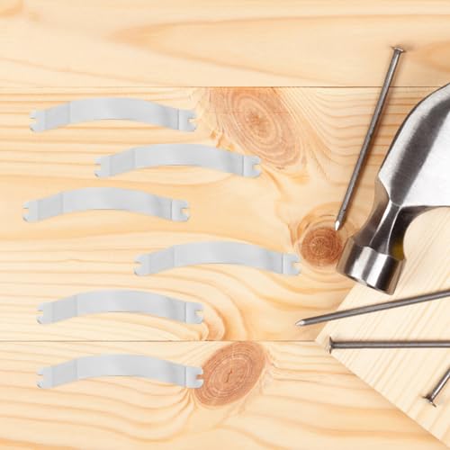Image of STOBOK Picture Frame Backing Spring Clips 50Pcs Stainless Steel Frame Hardware DIY Picture Framing Tools for Hanging Photos and Artwork