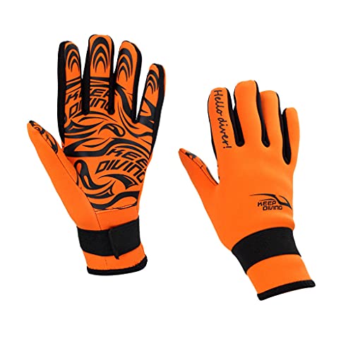 Sharplace Guantes de Neopreno de 2 Mm para Bucear, Esnórquel, Pesca Submarina, Deportes de Surf - XL