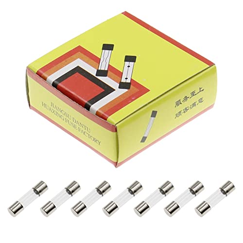 Fusibles de vidrio de repuesto 5x20mm 250V para mantenimiento de cuadros eléctricos
