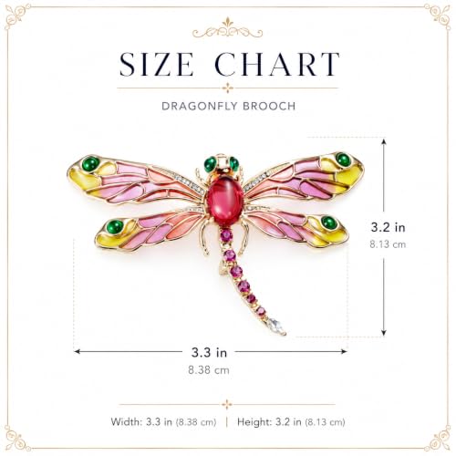 Image of Fashion Dragonfly Booch Pin Jewelry Gift for Women
