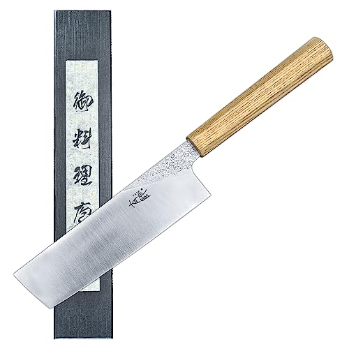 TAIE Vegetable knife 7 Inch Japanese Nakiri Knife High Carbon Powder Forge Stainless Steel 905 Blade...
