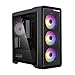Zalman M3 Plus PC Micro ATX Gehäuse Glas, Mini ATX Case Computer Gaming, Schwarz