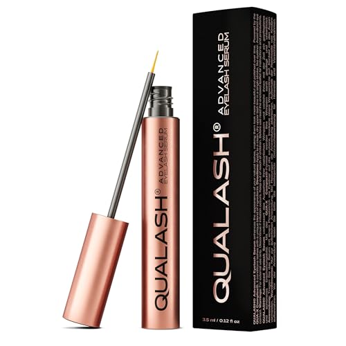 Wimpernserum für Long Lashes – QUALASH® Advanced Lash & Eyelash Serum 3,5 ml für schnell Wachstum, Testsieger mit patentierter QUA-X Wachstumsformel, sichtbare Ergebnisse in 4 Wochen klinisch getestet