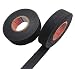Produktbild Liuer 2PCS Schwarz Isolierband KFZ AUTO Kabelbäume Gewebeband BPET-Vlies aumwolle Klebeband Reißfest für Kabelbäume Baumwolle Klebeband(19MM x 15M,25mm x 15M)