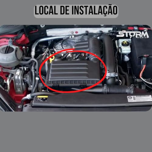 Filtro De Esportivo Inbox Vw Polo Gts 1.4 Tsi ano 2020 a 2023 + Motor Turbo RS Filter Lavável reutil