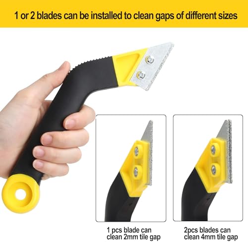 Grout Removal Tool with 6 Blades