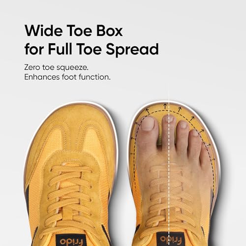 Image of Frido Active Casual Sneakers for Women | Stylish Everyday Sneakers with Breathable Mesh, Lycra-Lined Collar, Cushioned Footbed & Zero-Drop Sole for Travel, Night Outs