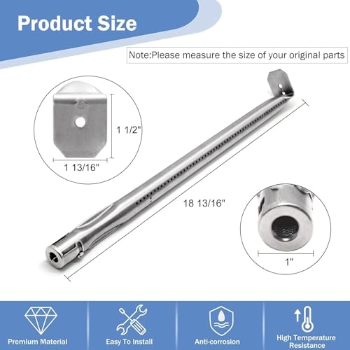 Criditpid Barbecue Replacement Parts for Napoleon Mirage/LEX/Ted Reader/Legend 485 Series, 485RB, 485RSIB, LD485, LD485RSIB, Cooking Grids, Heat Sear Plates & Burner Tubes Kit. by Criditpid - Image 3