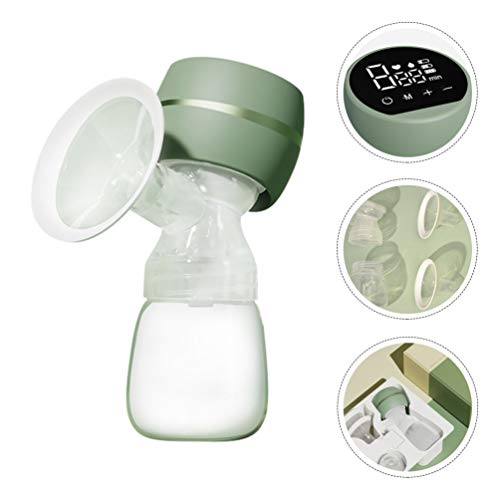 Healifty Bomba de leite elétrica de silicone para amamentação, 1 conjunto