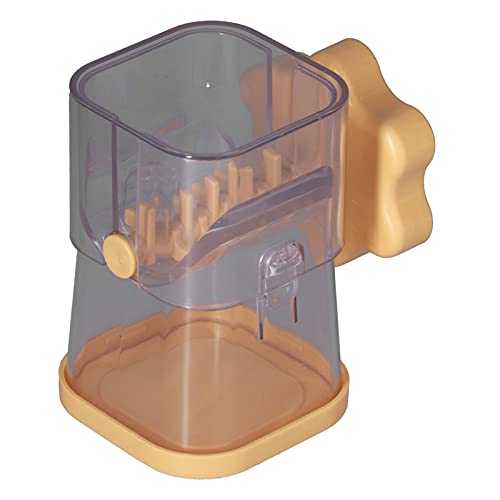 Nueces Chopper, Manivela de Mano Molinera sin Esfuerzo con Nuez Múltiple Molinillo de Nuez Nueces Manual Manual para Almendras Avellanas Nueces (YELLOW)