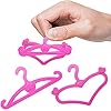 BJDBUS 62 Pcs Pink Plastic Hangers for 11.5 inch D... #1