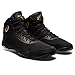 ASICS Men's Split Elite Wrestling Shoes, 13, Black/Pure Gold