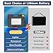 Veleylr 24V 12AH Electric Wheelchair Lithium Battery, Replacement Lead-Acid Batteries with Built-in 30A BMS, Anderson Connector - for 500-1000W Children's Toy Cars/Wheelchairs