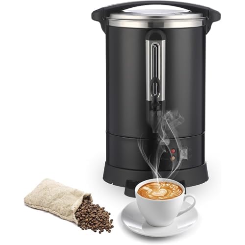 GarveeHome 120 Cups Coffee Urn,18 L/4.8 gal Double