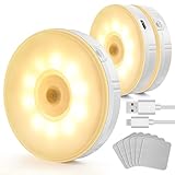 💡【Luz de Noche USB recargable】Ya no es necesario comprar y reemplazar pilas AAA con frecuencia. El LED con detector de movimiento viene con un cable USB, que se puede cargar usando el enchufe de carga del teléfono o el puerto USB. Es más eficiente energéticamente y respetuoso con el medio ambiente que los detectores de movimiento para interiores con baterías. En comparación con las luces de enchufe con detectores de movimiento, el método de carga es más flexible.