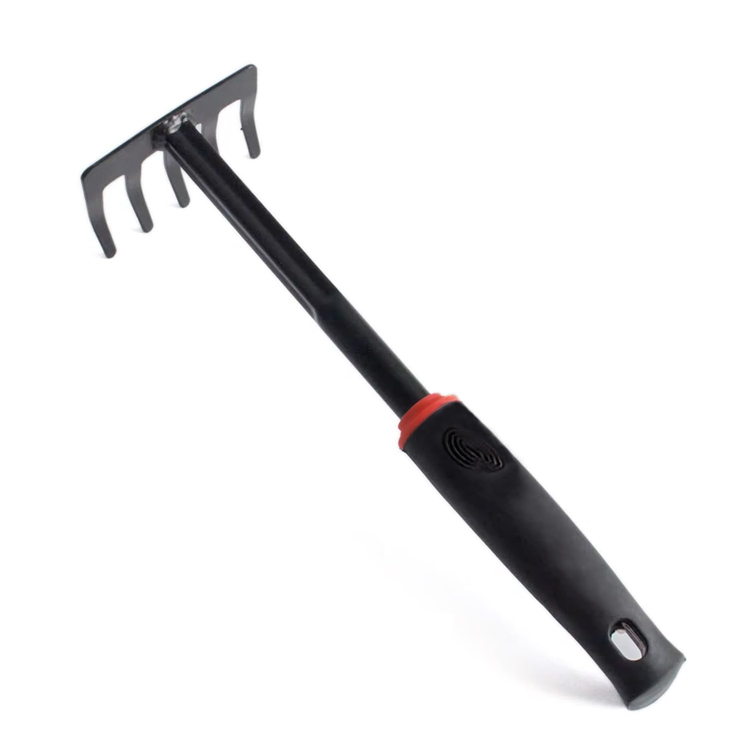 OUTO Rake 12" with Heavy Duty Stainless Steel Non-Slip Handle Grip Garden Tool Sharp Metal Blade Cultivator Transplanter for Home Gardening Digging Weeding & Levelling (Pack of 1, Black)-picture-16
