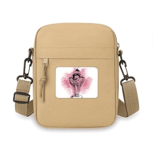 Mini sac à bandoulière téléphone portable motif popsicles coloré