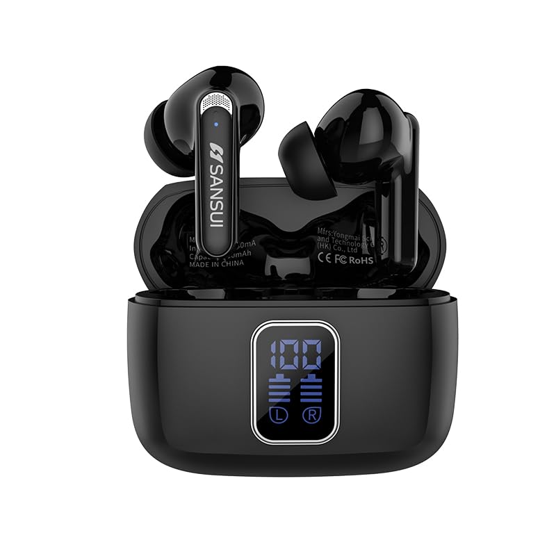 Amazon.com: SANSUI W9 True Wireless Earbuds,Active Noise