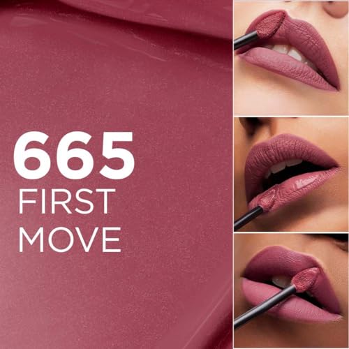 Image of L'Oreal Paris Infallible Matte Resistance Liquid Lipstick- 665 First Move, 5ml (Pack of 2)