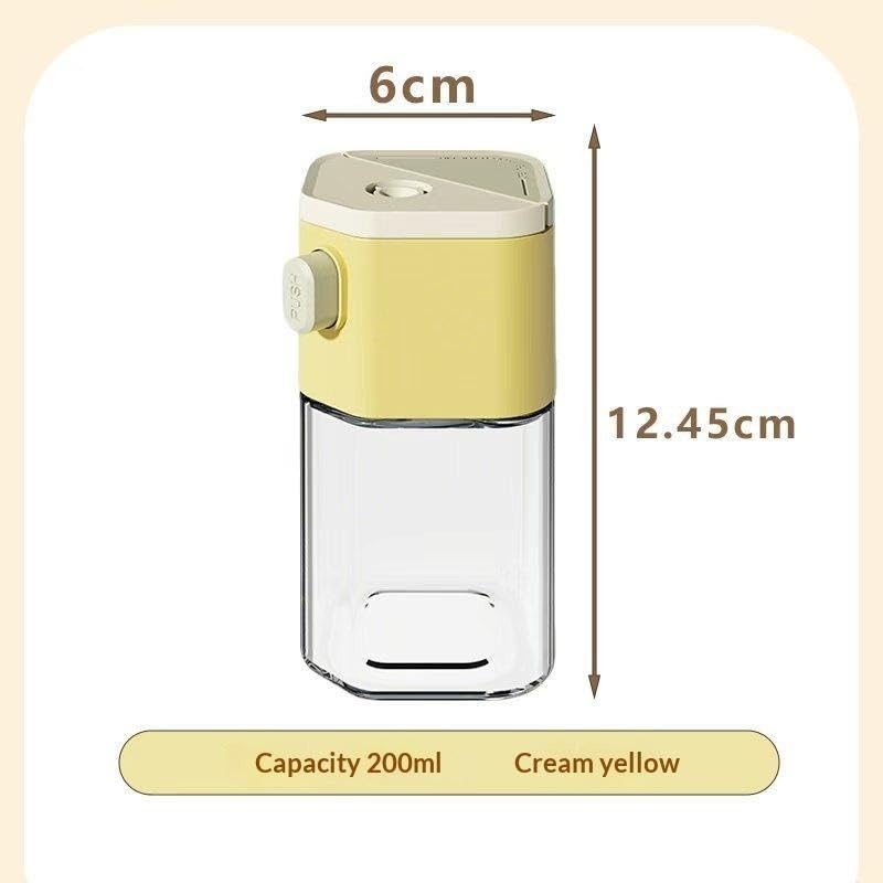 Image of 2-in-1 Seasoning Bottle, One-Press Quantitative Salt Shaker, Moisture-Proof Spice Dispenser with 0.5g Precise Dispensing, Salt Storage Jar for Kitchen, BBQ, Cooking & Camping (Green)