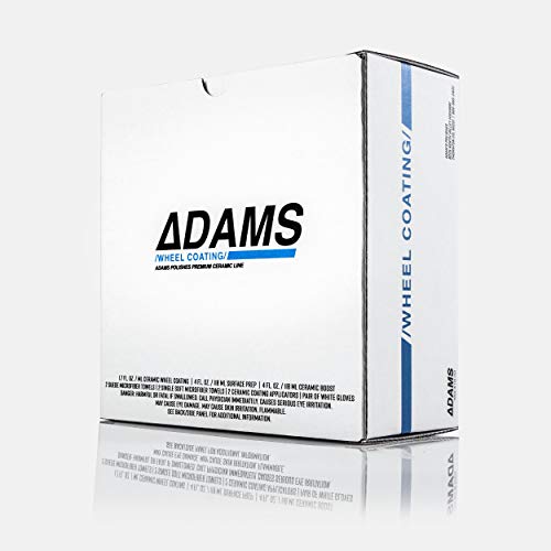Adam's UV Tracer Ceramic Wheel Coating Complete Kit - Upgraded, Patent Pending UV Technology 9H Hardness Ceramic Coating Formula - Long Lasting Protection That Beads and Repels Water - Thumbnail 2