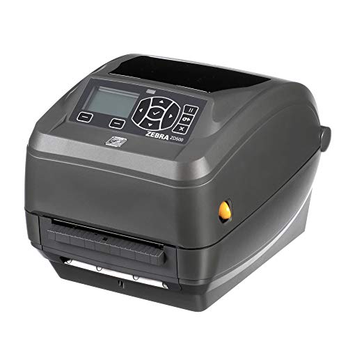 Zebra - ZD500t Thermal Transfer Desktop Printer for Labels and Barcodes - Print Width 4 in - 300 dpi - Interface: Ethernet, Parallel, Serial, USB - Peeler Preinstalled - ZD50043-T11200FZ